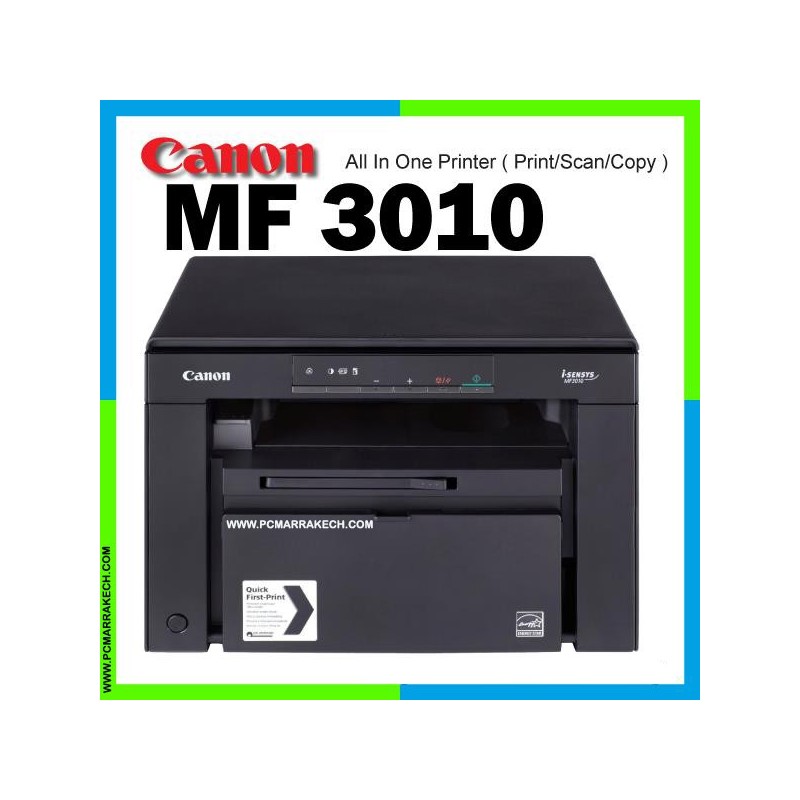 Canon MF-3010 Imprimante laser multifonction 3 en 1 noir et blanc USB ...