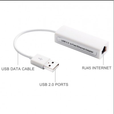 Adaptateur USB C vers Ethernet RJ45 Gold USB 2.0 100Mbps Maroc 