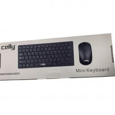 Combo mini clavier / souris - français - Bluetooth - blanc
